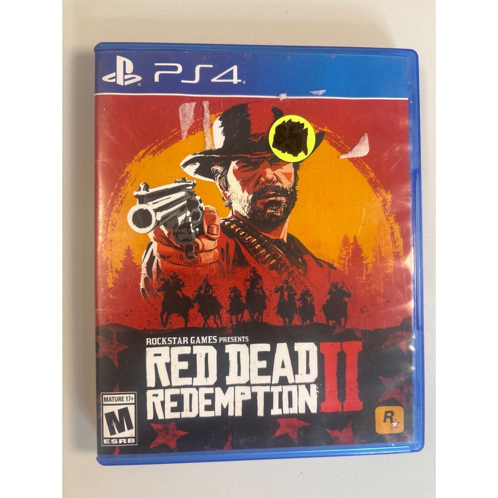 Red Dead Redemption II PS4 Rockstar Games 2-Disc Set with Map RDR2 PlayStation 4